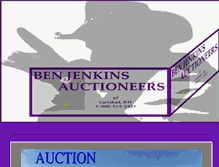 Tablet Screenshot of bmjauction.com